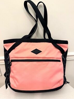 Sherpani Coral-Pink Stride Travel Tote with Black Accents